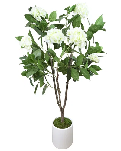 Creative Displays Hydrangea Tree In Fiberstone Pot In Multi
