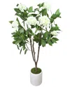 Creative Displays Hydrangea Tree In Fiberstone Pot In Multi