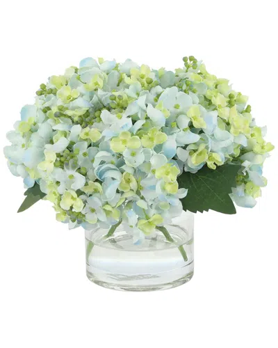 CREATIVE DISPLAYS CREATIVE DISPLAYS HYDRANGEAS ARRANGED IN GLASS VASE