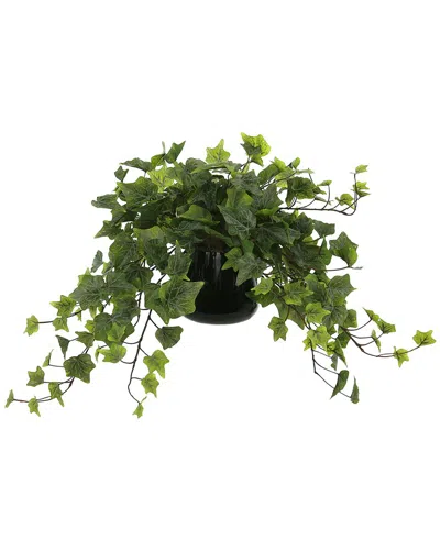 Creative Displays Ivy Arrangement In Glass Vase In Green