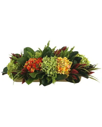 CREATIVE DISPLAYS CREATIVE DISPLAYS MIXED HYDRANGEA FALL FLORAL WITH THISTLE AND HEATHER