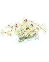 Creative Displays Modern Arrangement With Orchids And Curly Willow I In White