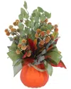 Creative Displays Modern Fall Centerpiece With Eucalyptus And Orange