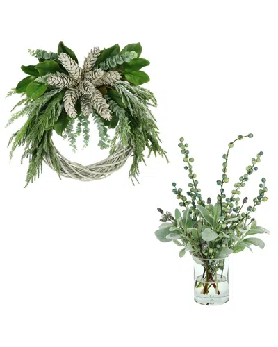 Creative Displays Modern Farmhouse Christmas Bundle In Green