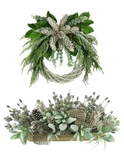 Creative Displays Modern Farmhouse Christmas Bundle In Green