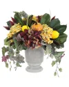 Creative Displays Orange Pomegranate & Ivy Rustic Fall Centerpiece In Red