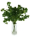 CREATIVE DISPLAYS CREATIVE DISPLAYS ORGANIC MODERN BOXWOOD SPRAY ARRANGED IN GLASS VASE