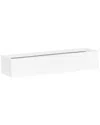 Creative Displays Outdoor Glossy Rectangular White Fiberstone Planter In White
