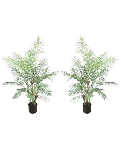 Creative Displays Outdoor Uv-rated 5ft Kentia Palm Drop-in Trees In Green