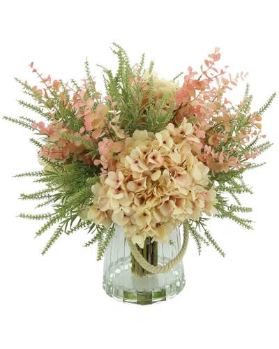 Creative Displays Pink, Green, & Cream Spring Floral Centerpiece