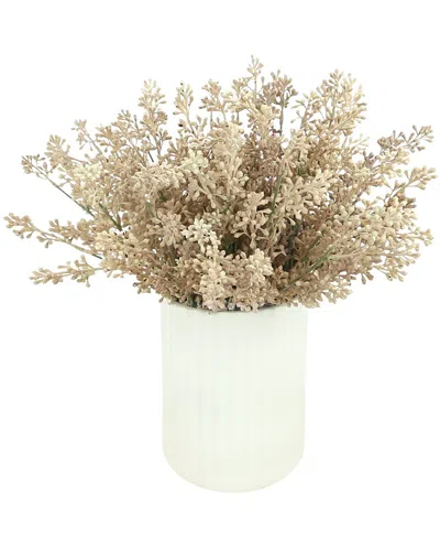Creative Displays Pink Seeded Eucalyptus Floral Arrangement In White