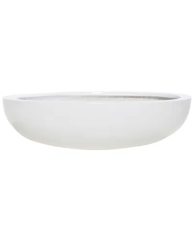 Creative Displays Pottery Pots Outdoor Glossy White Planter