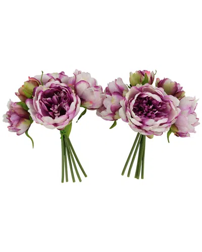 Creative Displays Purple Peony Bouquet Bundle In Multi