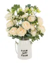 Creative Displays Ranunculus Arranged In Ceramic Pot In Multi