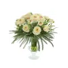 Creative Displays Ranunculus Floral Arrangement In Glass Pedestal Vase