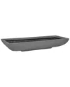 Creative Displays Rectangular Outdoor Planter In Gray