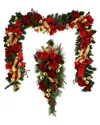 Creative Displays Red & Gold Christmas Bundle In Red