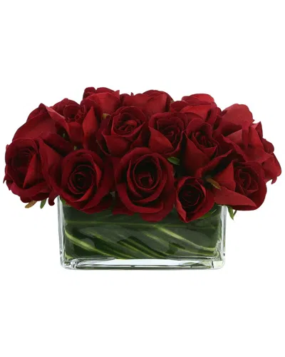 Creative Displays Red Roses Floral Arrangement In Multi
