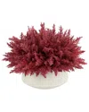 Creative Displays Rose Pampas Floral Arrangement In Red