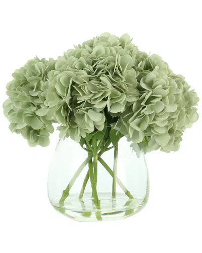 Creative Displays Seafoam Hydrangea In Acrylic Water In Multi