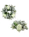 Creative Displays Silver Christmas Bundle In White