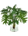 Creative Displays Split Philo Leaf Floral Arrangement In Green