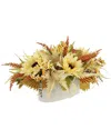Creative Displays Sunflower Fall Bundle With Wreath And Floral Cente