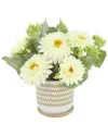 Creative Displays Sunflowers Arranged In Ceramic Pot In Multi