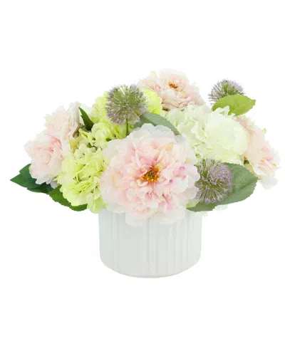 Creative Displays Traditional Arrangement With Hydrangeas And Peonie In White