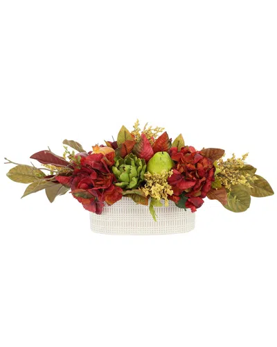 Creative Displays Traditional Fall Arrangement With Hydrangeas In Multi