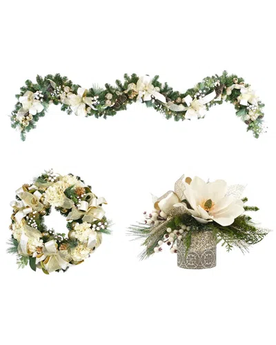 Creative Displays White & Gold Christmas Bundle