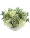 Creative Displays White & Green Mixed Floral Arrangement With Allium In White