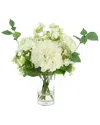 Creative Displays White Blooming Hydrangea Floral In Multi