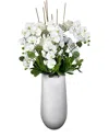 Creative Displays White Orchid And Allium In White