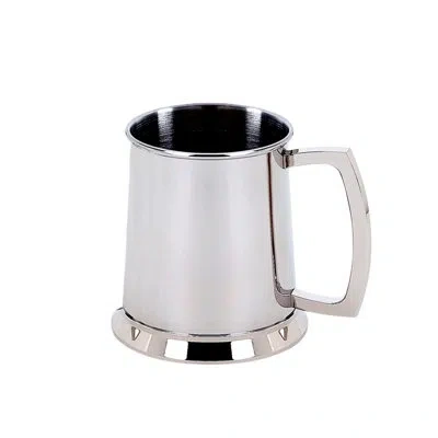 Creative Gifts International 20 Oz. Stainless Steel Beer Mug In Bright