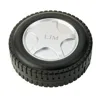 Creative Gifts International 24 Piece Tool Set In Tire In Black