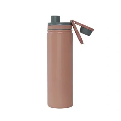 Creative Gifts International 25oz. Double Wall Insulated Stainless Steel Water Bottle In Peach