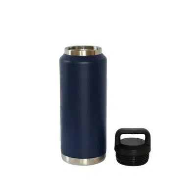 Creative Gifts International 36oz. Double Wall Insulated Stainless Steel Water Bottle In Navy