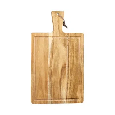 Creative Gifts International Acacia Wood Handled Cutting Board
