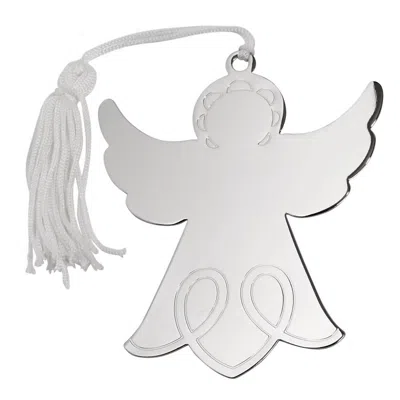 Creative Gifts International Angel Ornament In Silver In Transparent