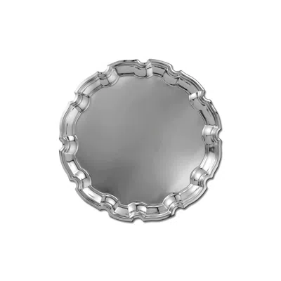 Creative Gifts International Chippendale Style Tray - 7" In Silver