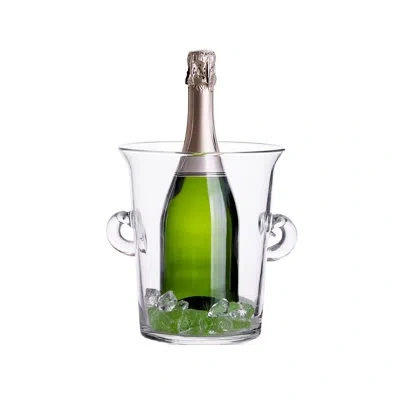 Creative Gifts International Clear Glass Ice Bucket