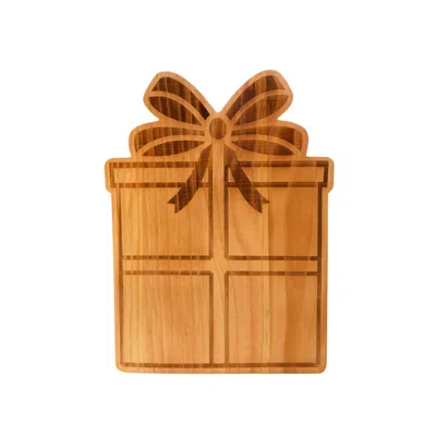 Creative Gifts International Gift Box Wood Board - 11.25" X 15" In Brown In Neutral