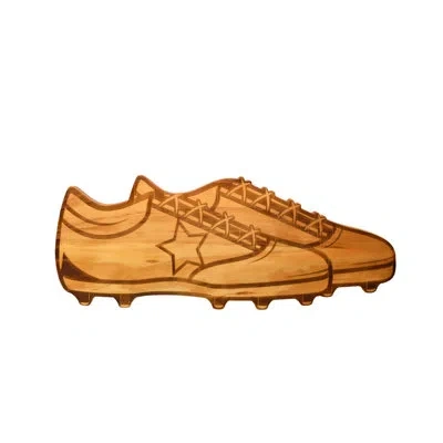 Creative Gifts International Golf Shoes Wood Board - 7.7" X 18"