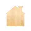 Creative Gifts International House Shaped Pine Wood Board - 13" X 14" In Beige