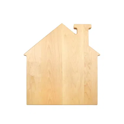 Creative Gifts International House Shaped Pine Wood Board - 13" X 14" In Beige In Neutral
