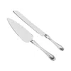 Creative Gifts International Knife & Server Set With 2-tone Handles In Silver