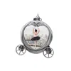 Creative Gifts International Matte Pumpkin Coach Frame 3.5" X 3.5" In Silver