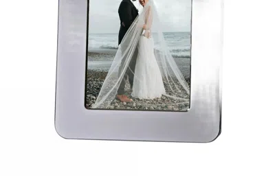 Creative Gifts International Radius Design Photo Frame - 8x10 In Silver In Transparent