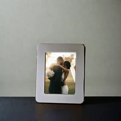 Creative Gifts International Radius Picture Frame In Silver